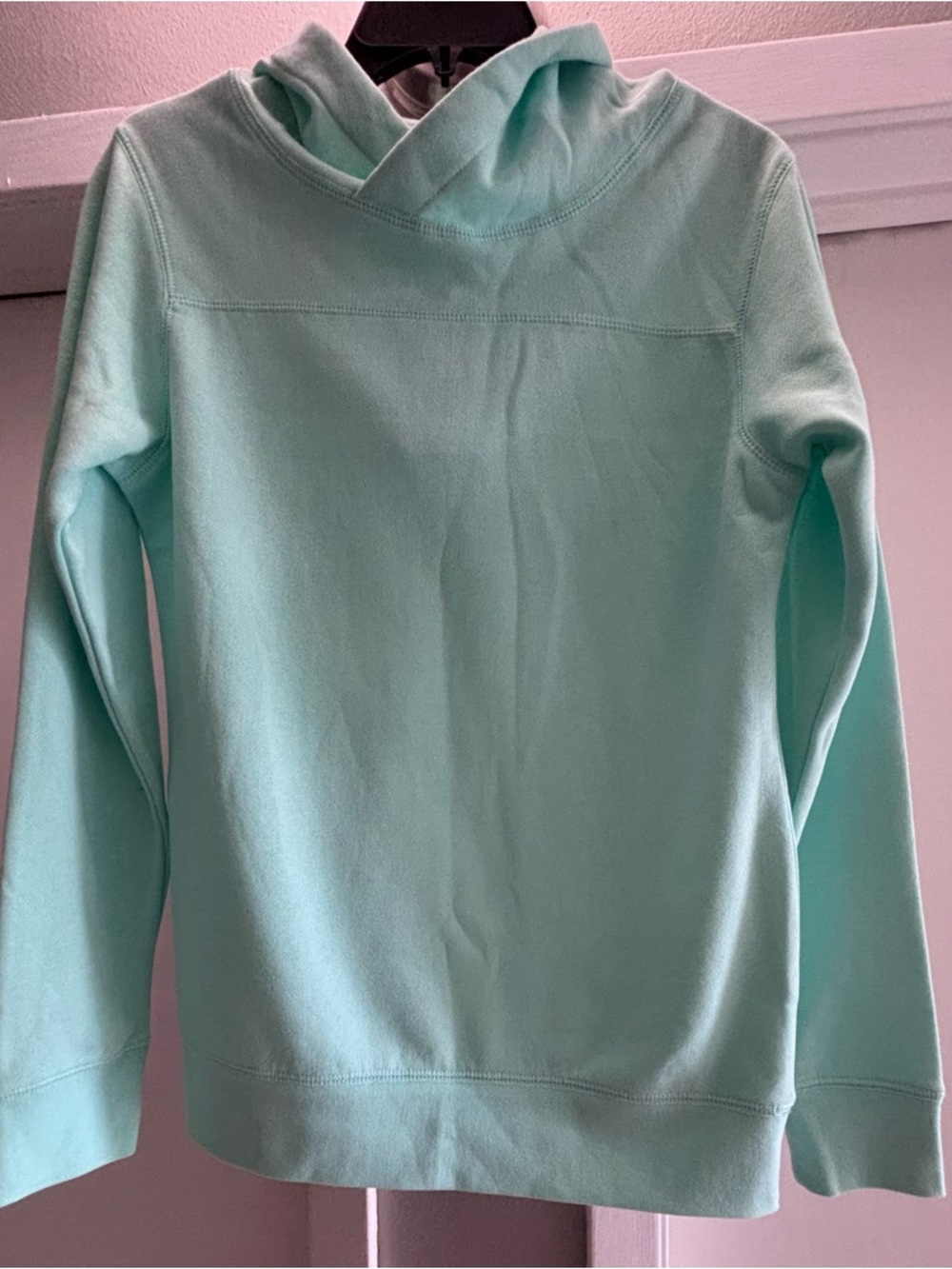 Mint Aqua Lightweight Pullover Hoodie- S-NWT